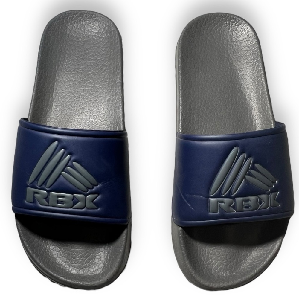 RBX Boy’s Slides Navy Grey Size 2